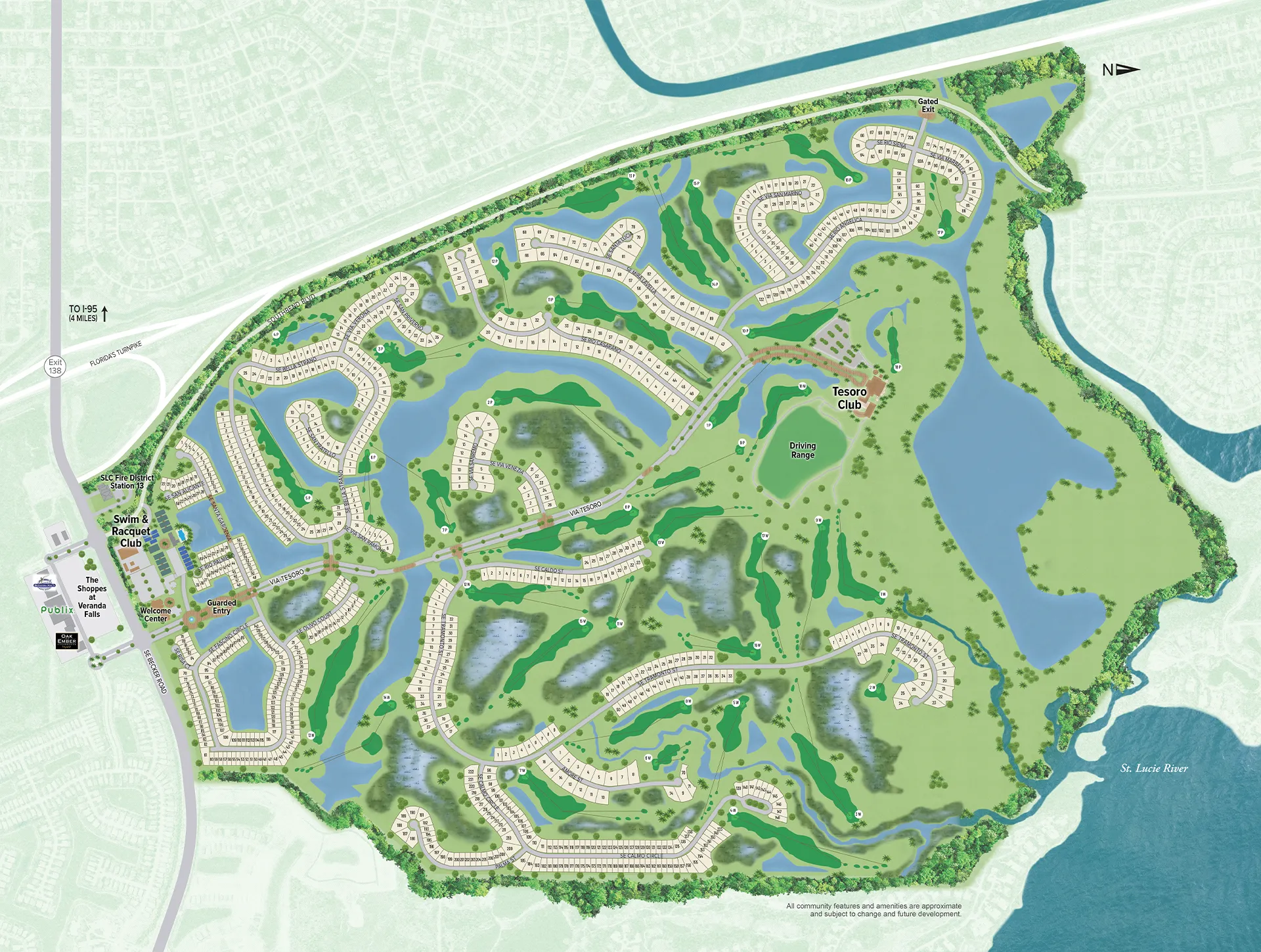 Tesoro Club Master Site Plan