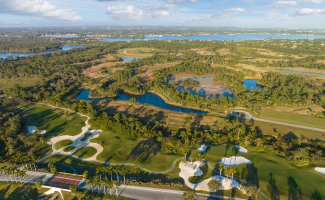 Tesoro Club Golf Course aerial community