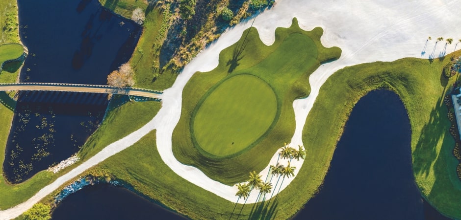 aerial of the Tesoro Florida Golf Club